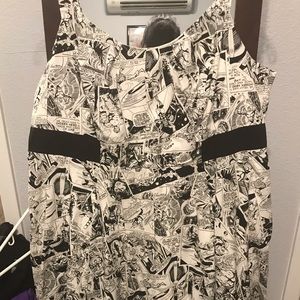 Her Universe Marvel Comic Swing Dress Size 18
